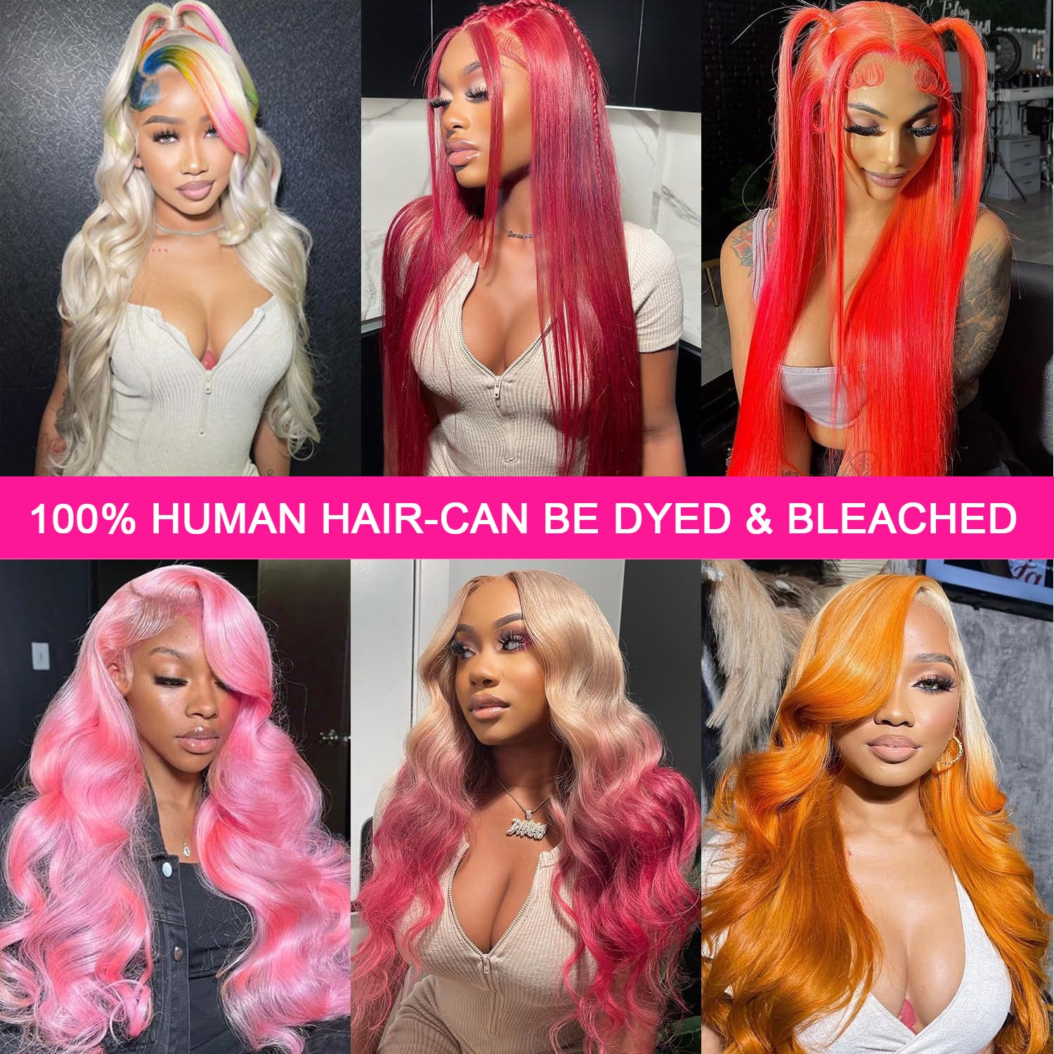 BABOSHOW blonde body wave wig suited for weddings and parties