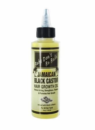 Baby Don't Bald Jamaican Black Castor Oil bottle ready to nourish and strengthen hair roots