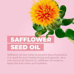 Baby Jolie safflower seed oil nourishes and hydrates fine hair.