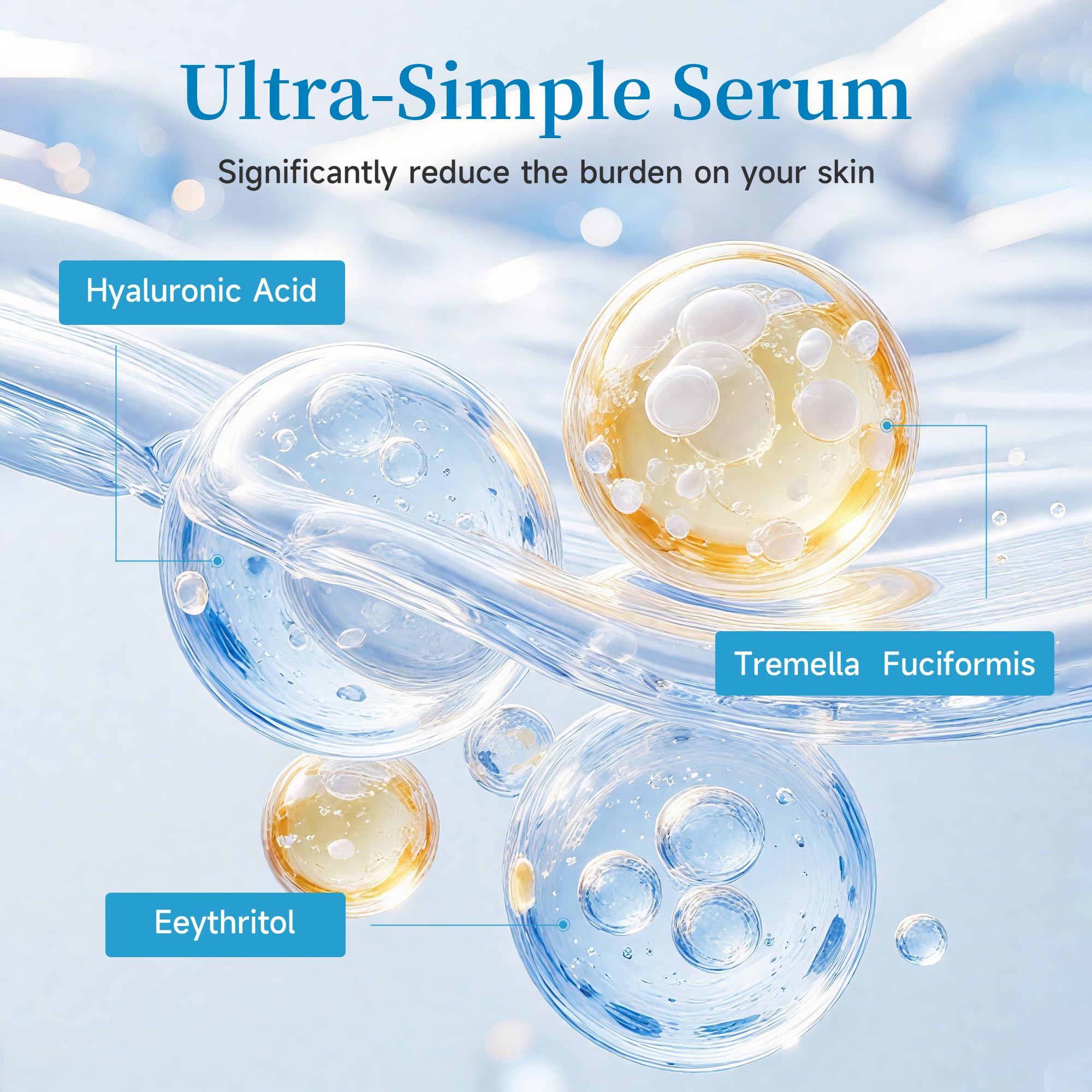 Travel-pack display for on the go hydration with BACHERI serum