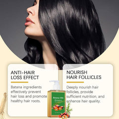 BACIOKIS Batana Oil Shampoo with Rosemary Extract close-up showing refreshing rosemary.