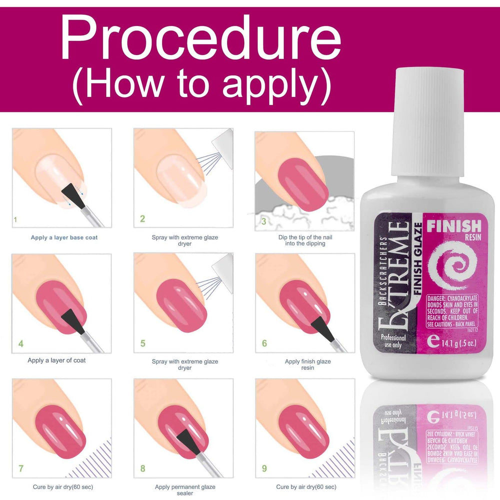BackScratchers Extreme Glaze protects natural nails and helps retain moisture.
