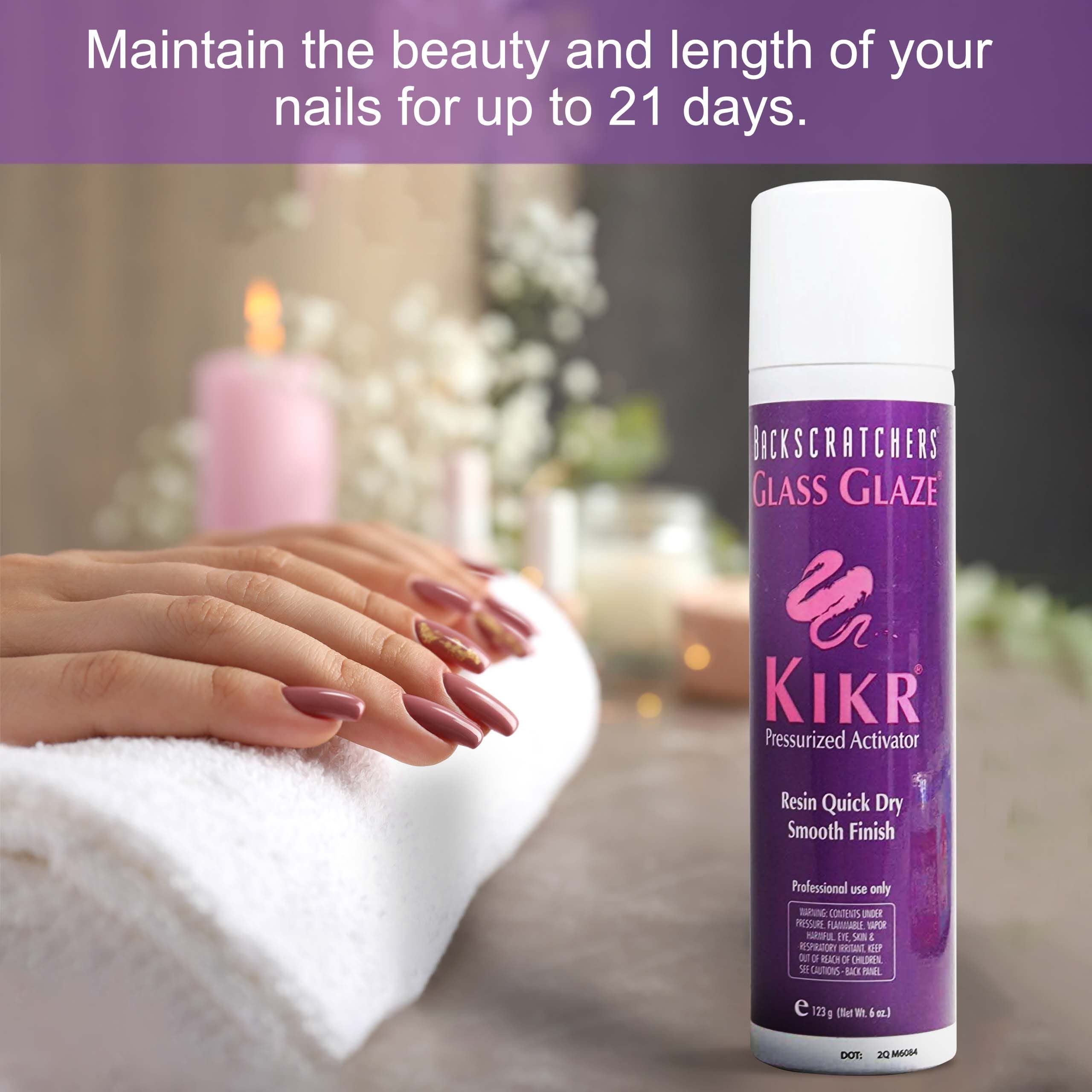BACKSCRATCHERS Kikr Activator suited for silk wraps with rapid activation
