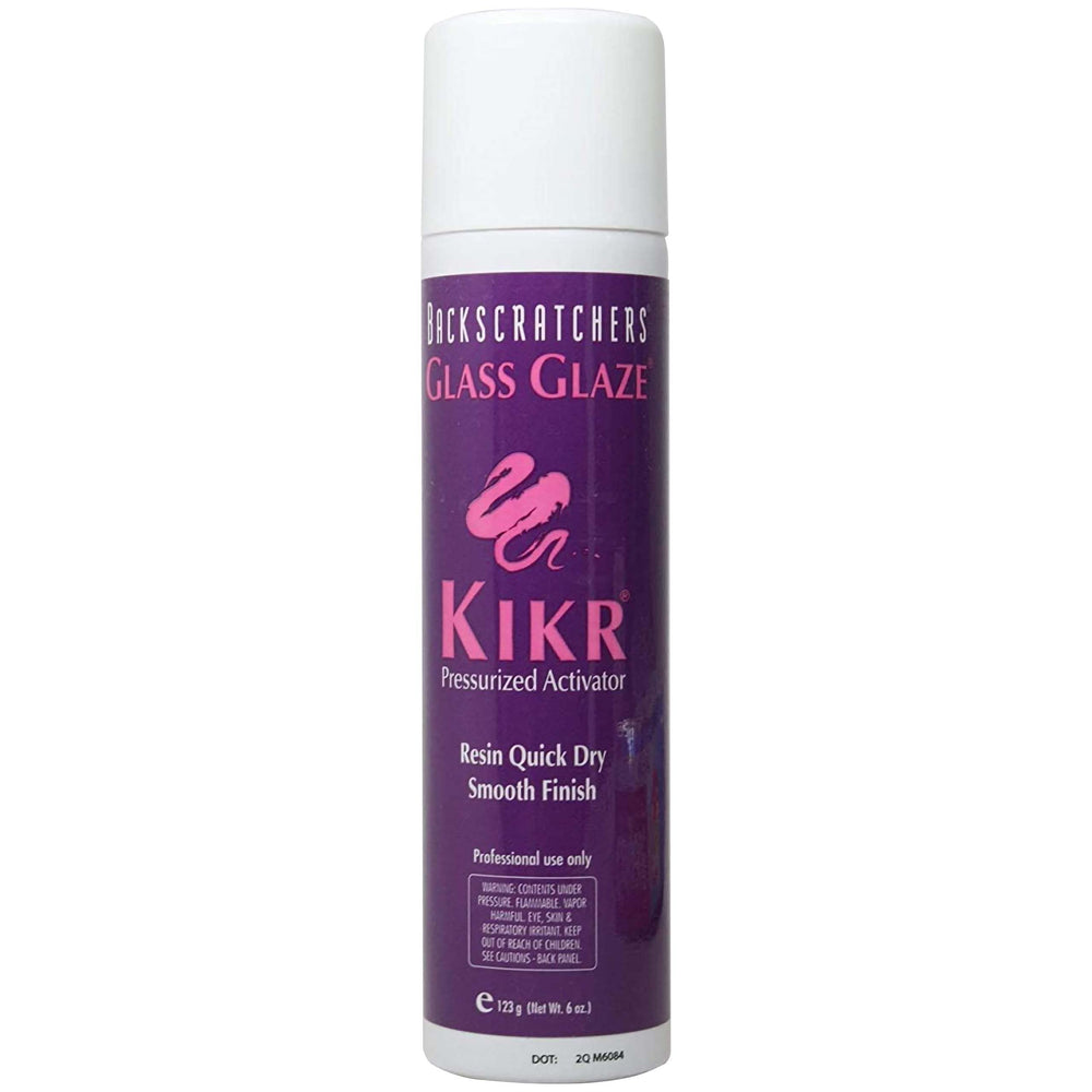 BACKSCRATCHERS Kikr Activator traditional mist spray speeds resin cure on fiberglass wraps