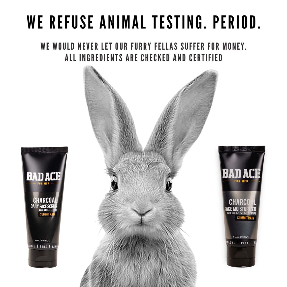 Bad Ace Daily Application demonstrates easy rub-in for fast absorption.