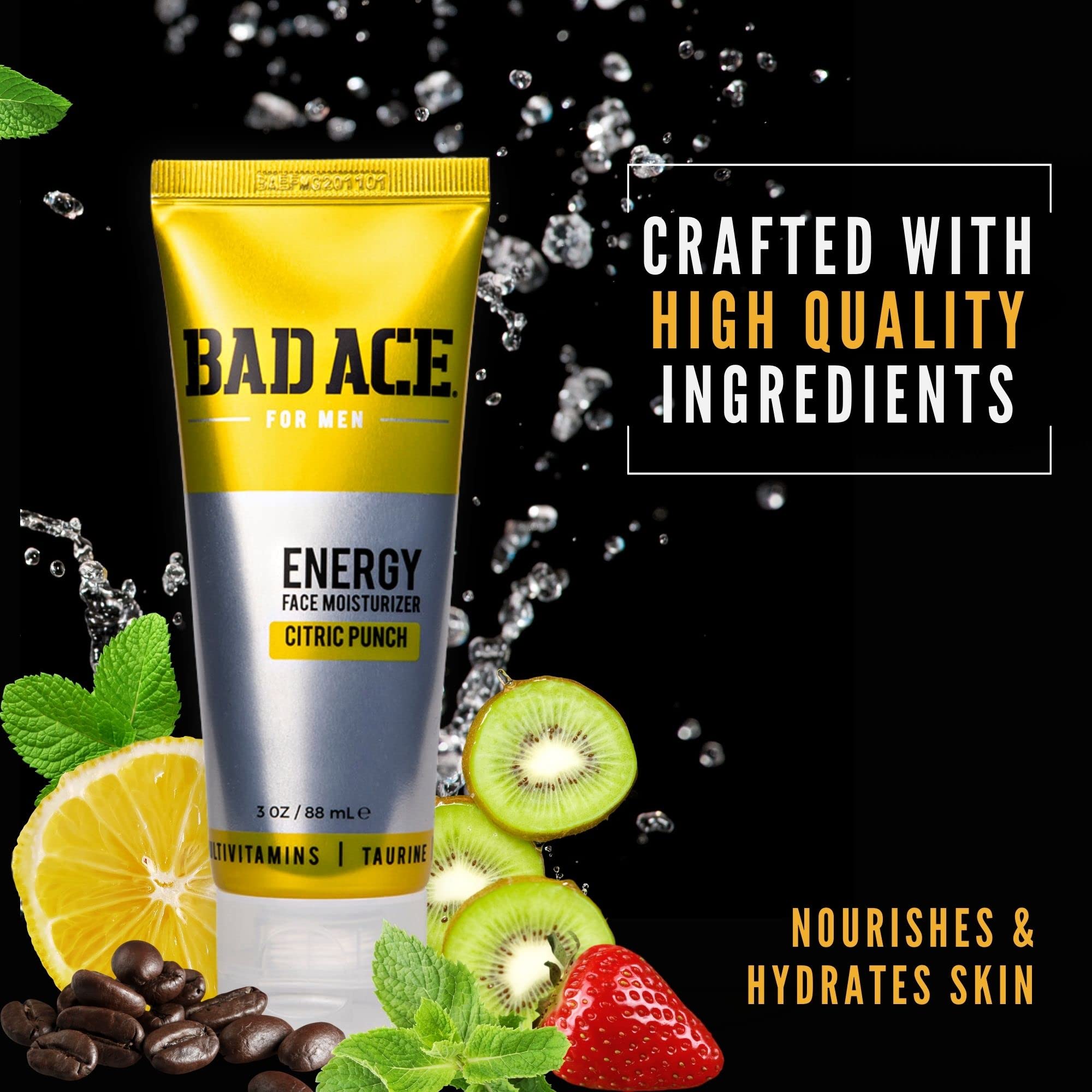 Bad Ace Matte Finish texture demonstrates shine-free, long-lasting moisture.