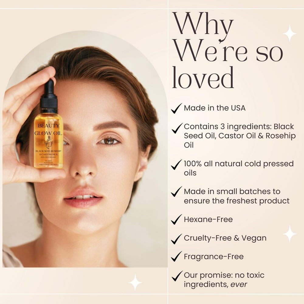 Bad Dog Beauty Glow Oil pour shows quick absorption and a smooth finish