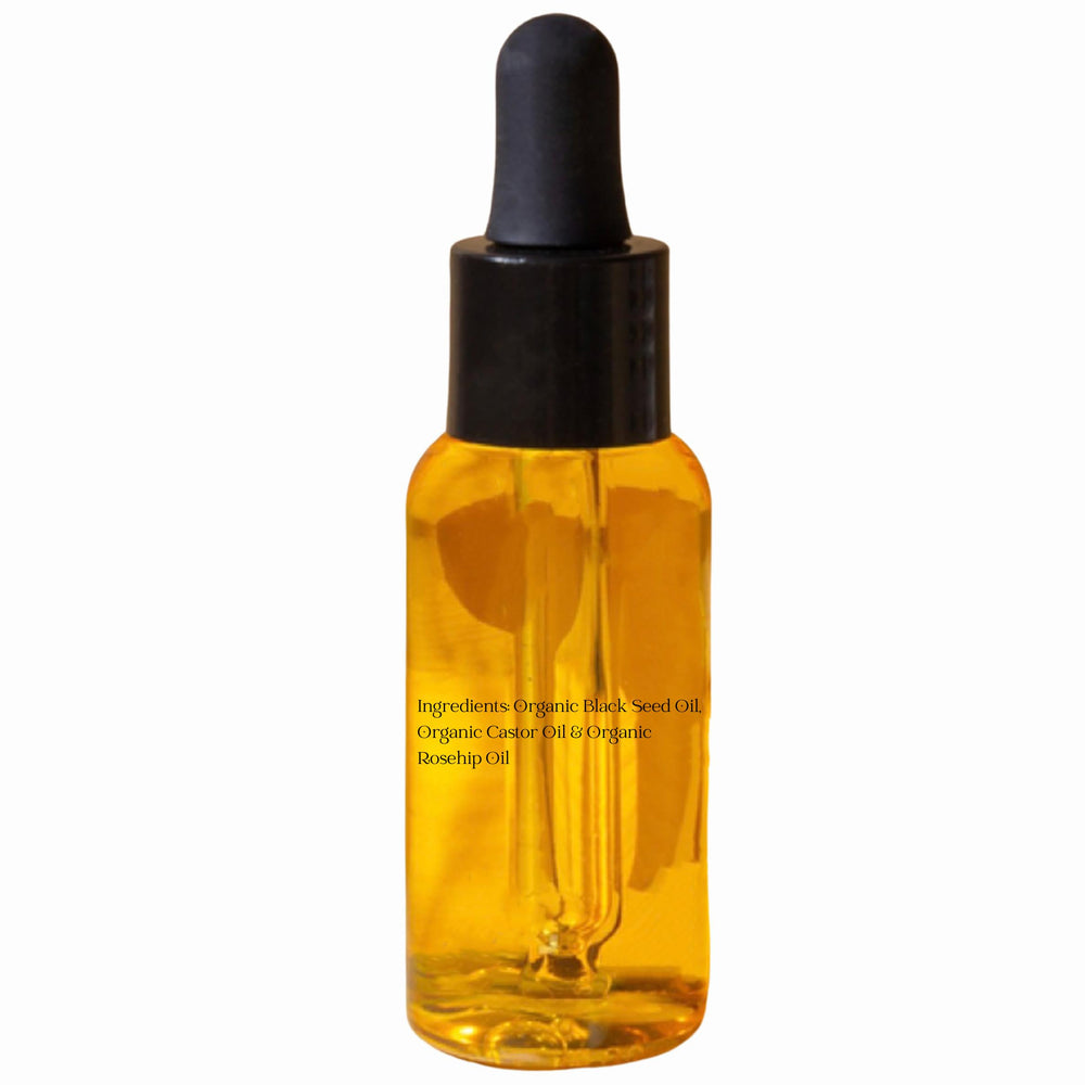 Bad Dog Beauty Glow Oil application on clean skin for day and night use