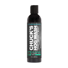 Badass Beard Care Chuck's Hog Wash Pharaoh bottle pour shows easy daily use