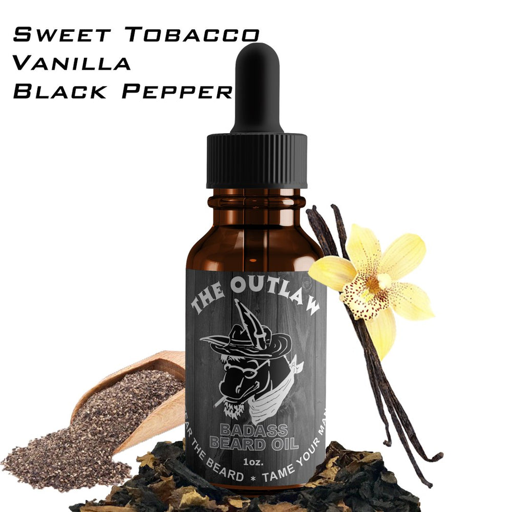 Badass Beard Care Outlaw ingredients reveal a natural formula for healthier skin.