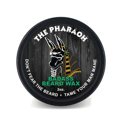 Badass Beard Care Pharaoh Scent beard wax softens beard hair for a natural, pliable hold
