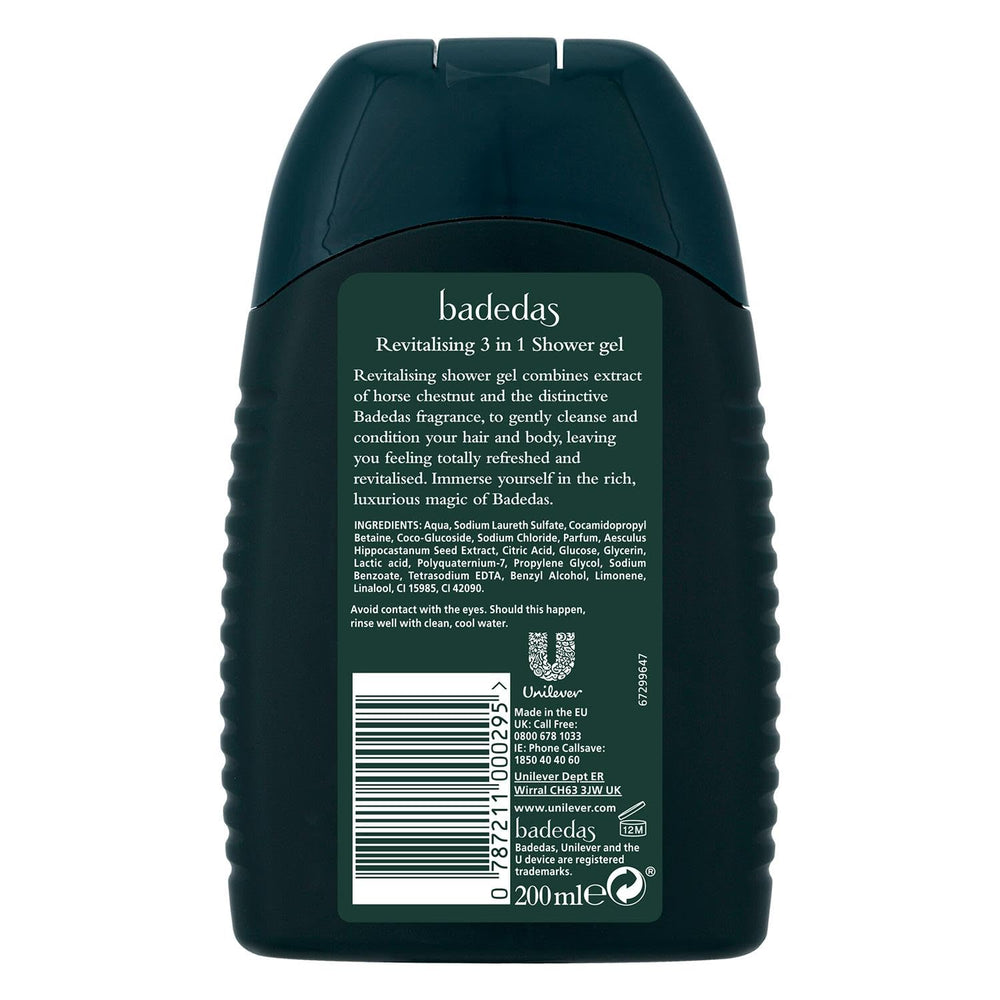Badedas Revitalising conditioner bottle front helps detangle and smooth hair