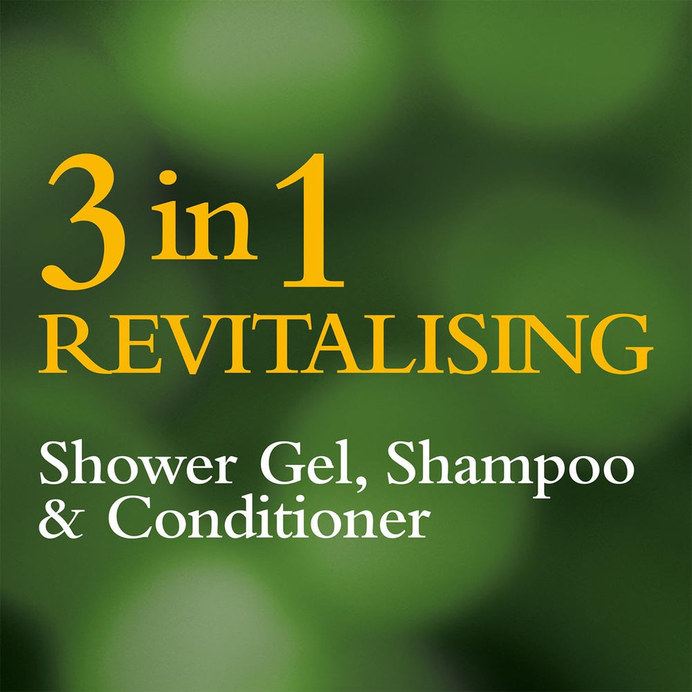Badedas Revitalising conditioner label close-up with clear usage notes