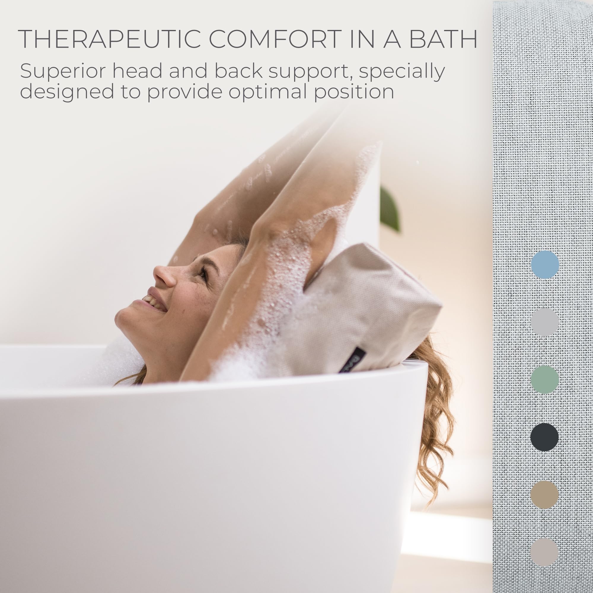 BADESOFA Luxury Bath Pillow M handmade-north-america highlights premium craftsmanship.