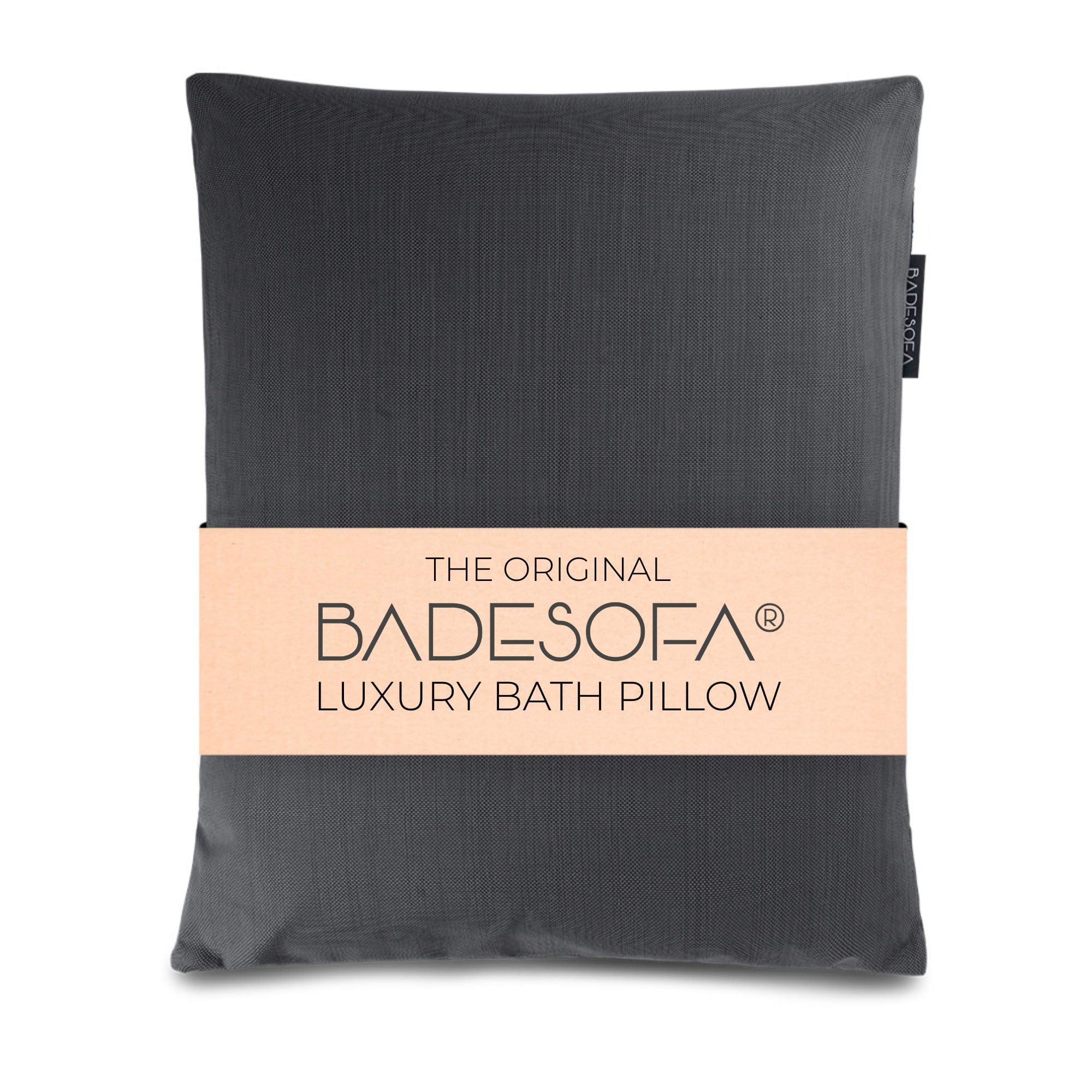 BADESOFA Luxury Bath Pillow S front view showing full-body spa support.