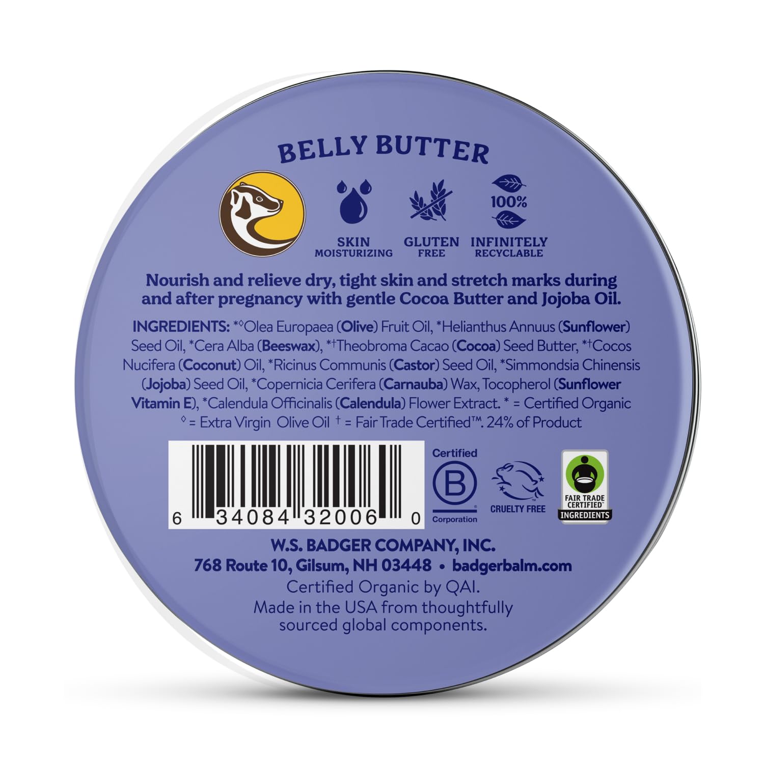 Badger Belly Butter application glide showing smooth coverage