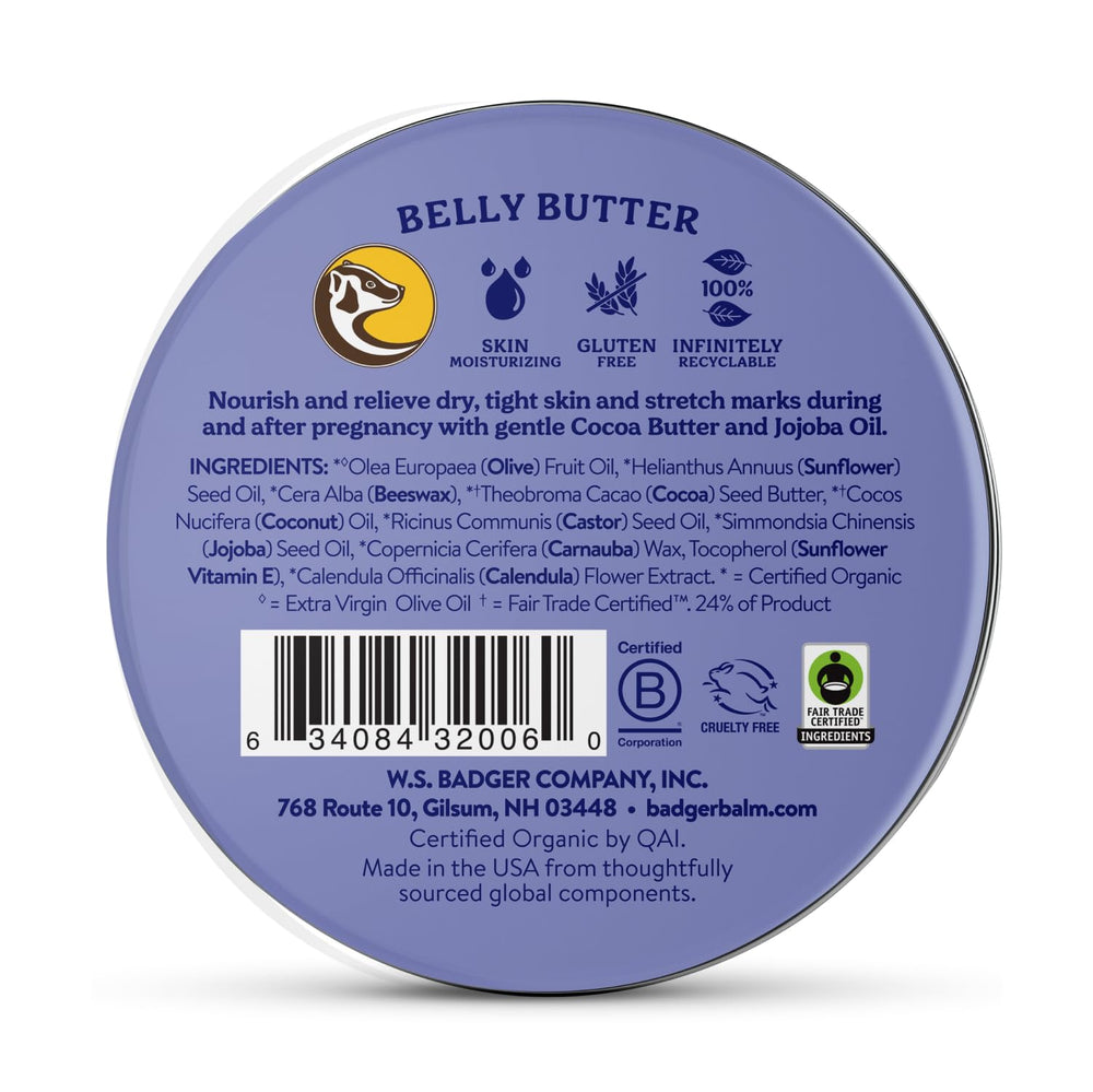 Badger Belly Butter application glide showing smooth coverage