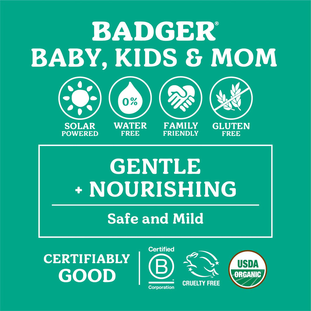 Badger Belly Butter itch relief on a pregnant belly