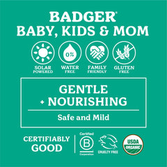 Badger Belly Butter itch relief on a pregnant belly