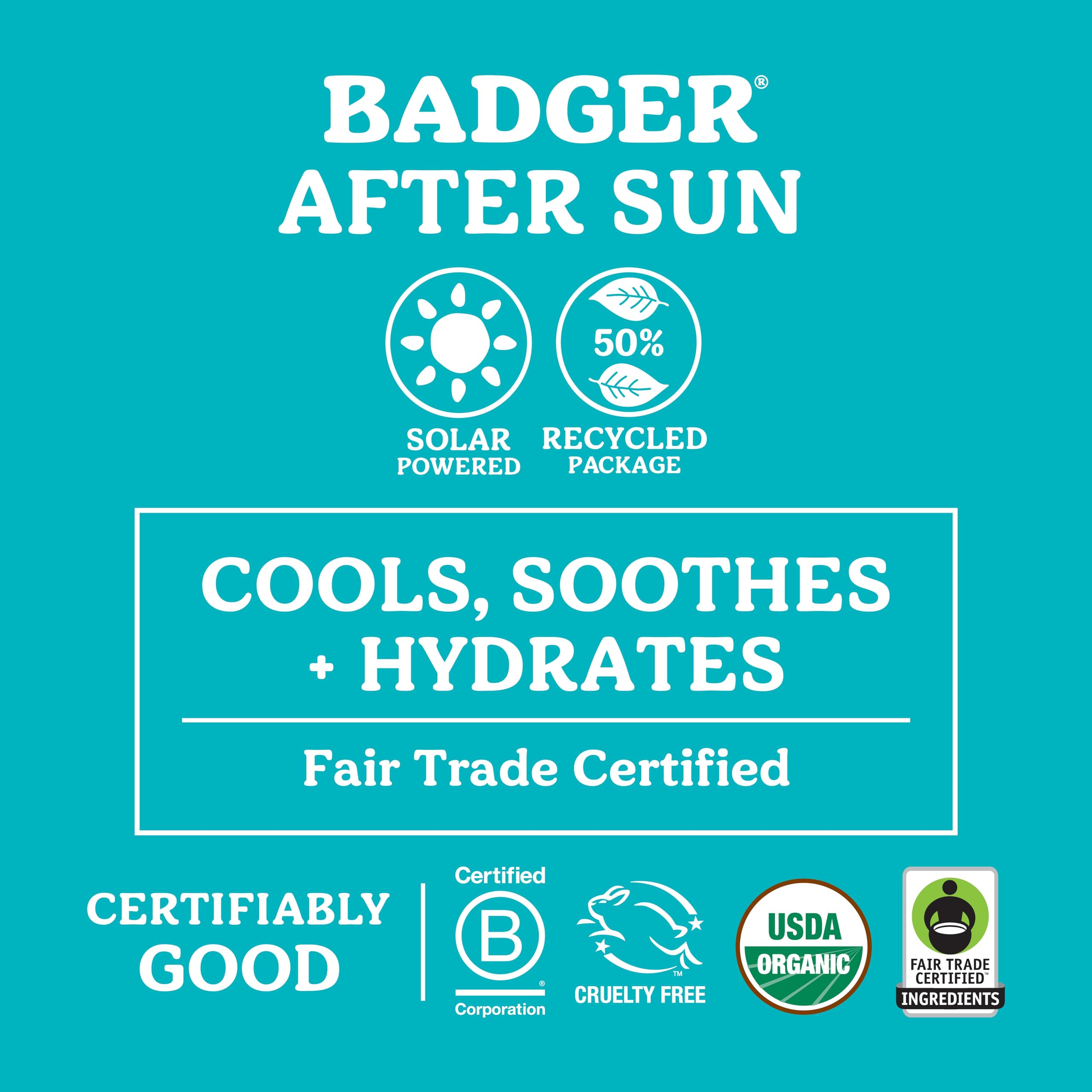 Texture and application of Badger Balm on sun-exposed skin