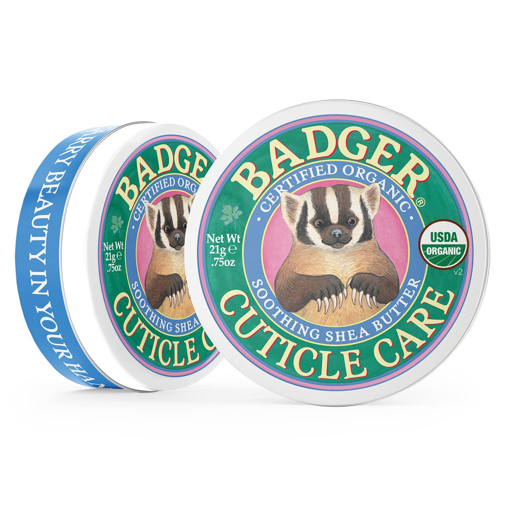 Badger Cuticle Care hands after use with nourished cuticles