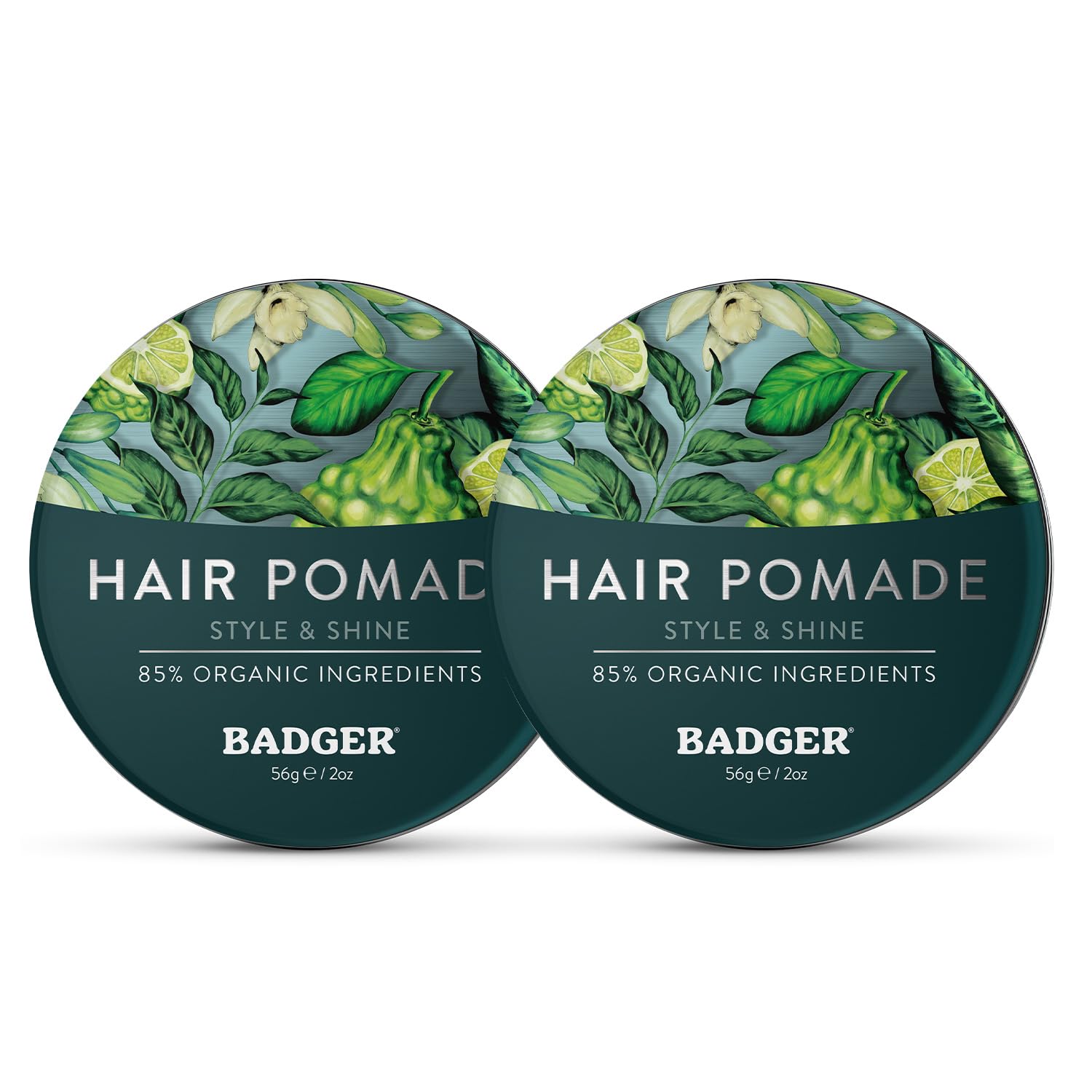 Badger Hair Pomade easy wash-out and restyle for daily use.