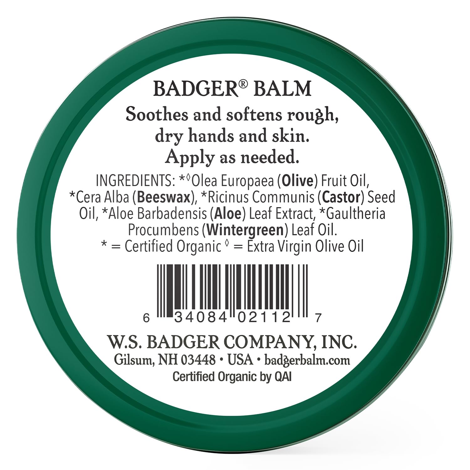 Badger Hard Working Hands Cream packaging on shelf.