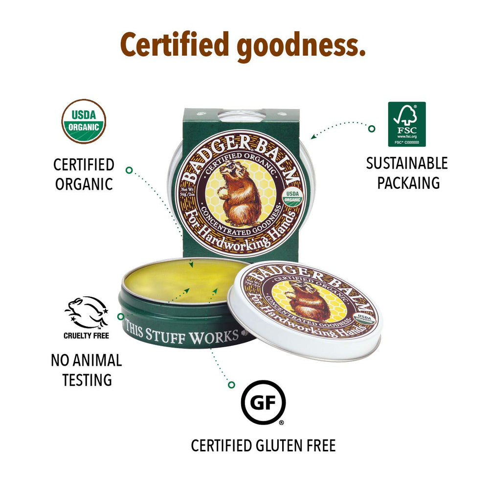 Badger Healing Balm eco packaging demonstrates plastic-free sustainable design