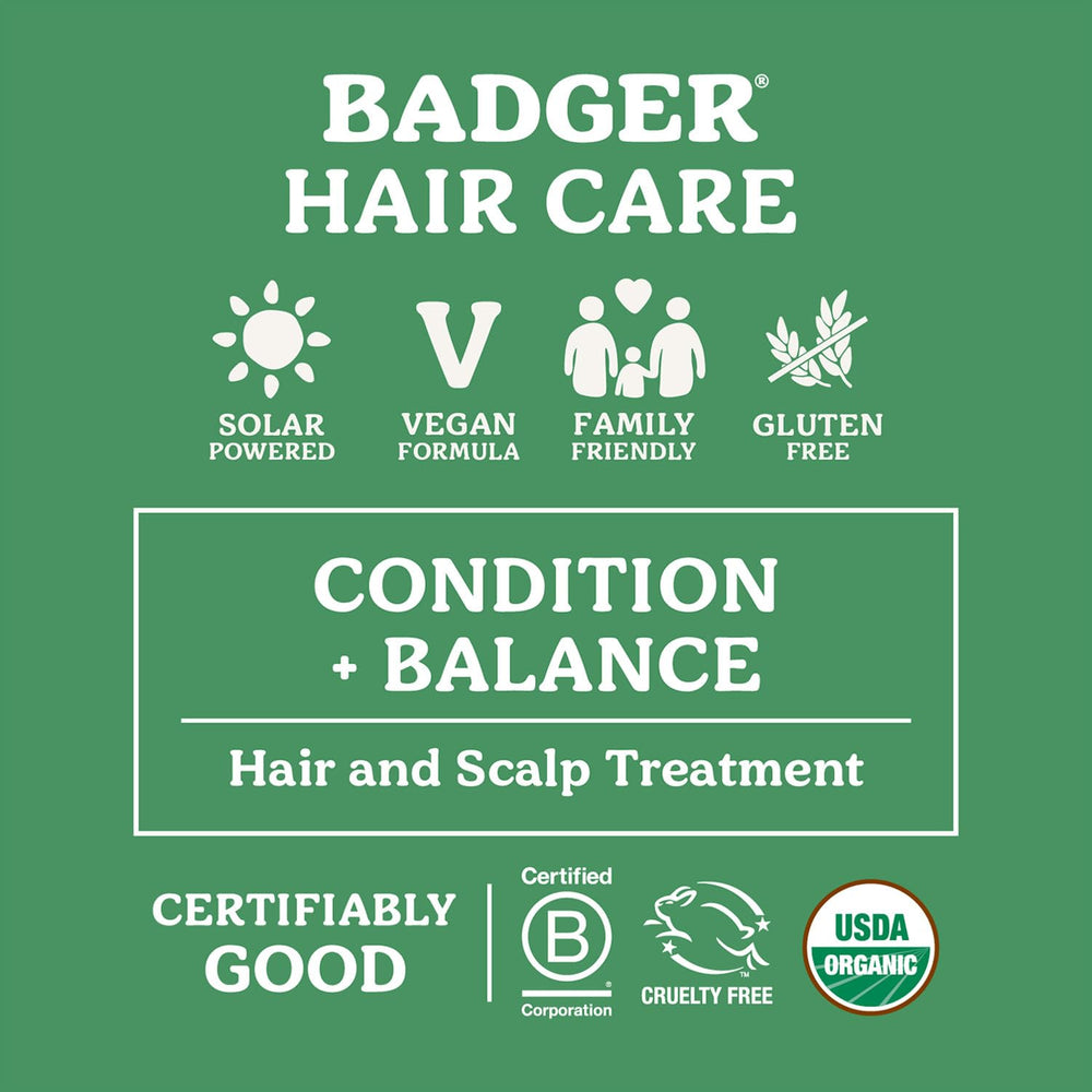 Badger Organic Jojoba Hair Oil application demonstrates mess-free routine