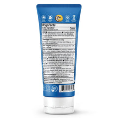 Badger Reef Safe Sunscreen sport application shows easy rub-in and clear finish on skin.