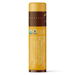 Badger lip balm texture closeup highlighting rich moisture for dry lips