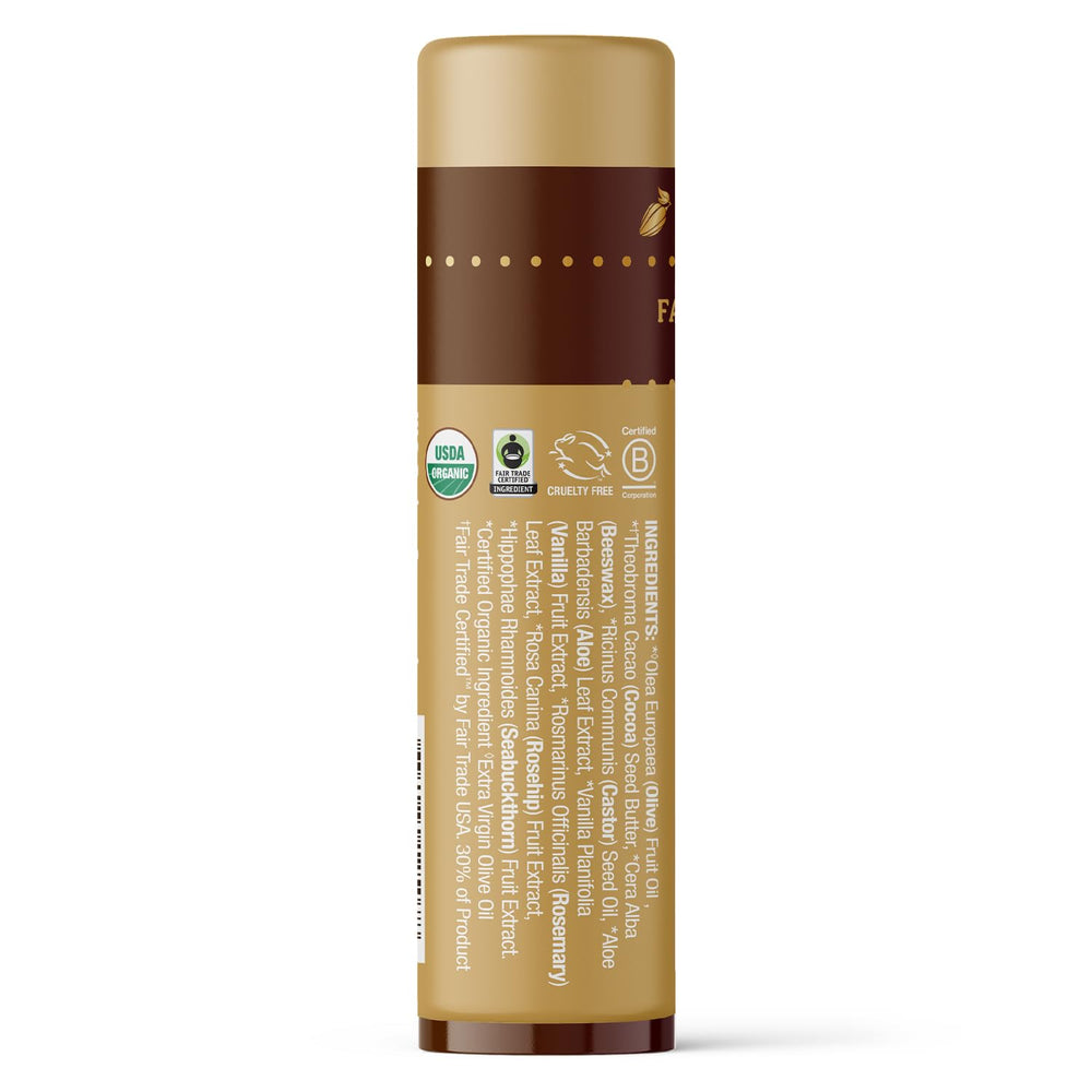 Badger lip balm texture shows creamy, long-lasting moisture