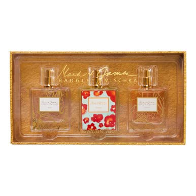 Badgley Mischka Overture Ava bottle featuring bergamot and pink pepper for bold adventures