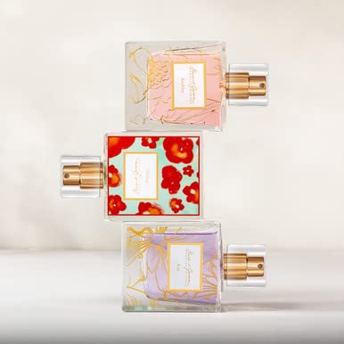 Badgley Mischka Overture trio set ready for gifting or travel