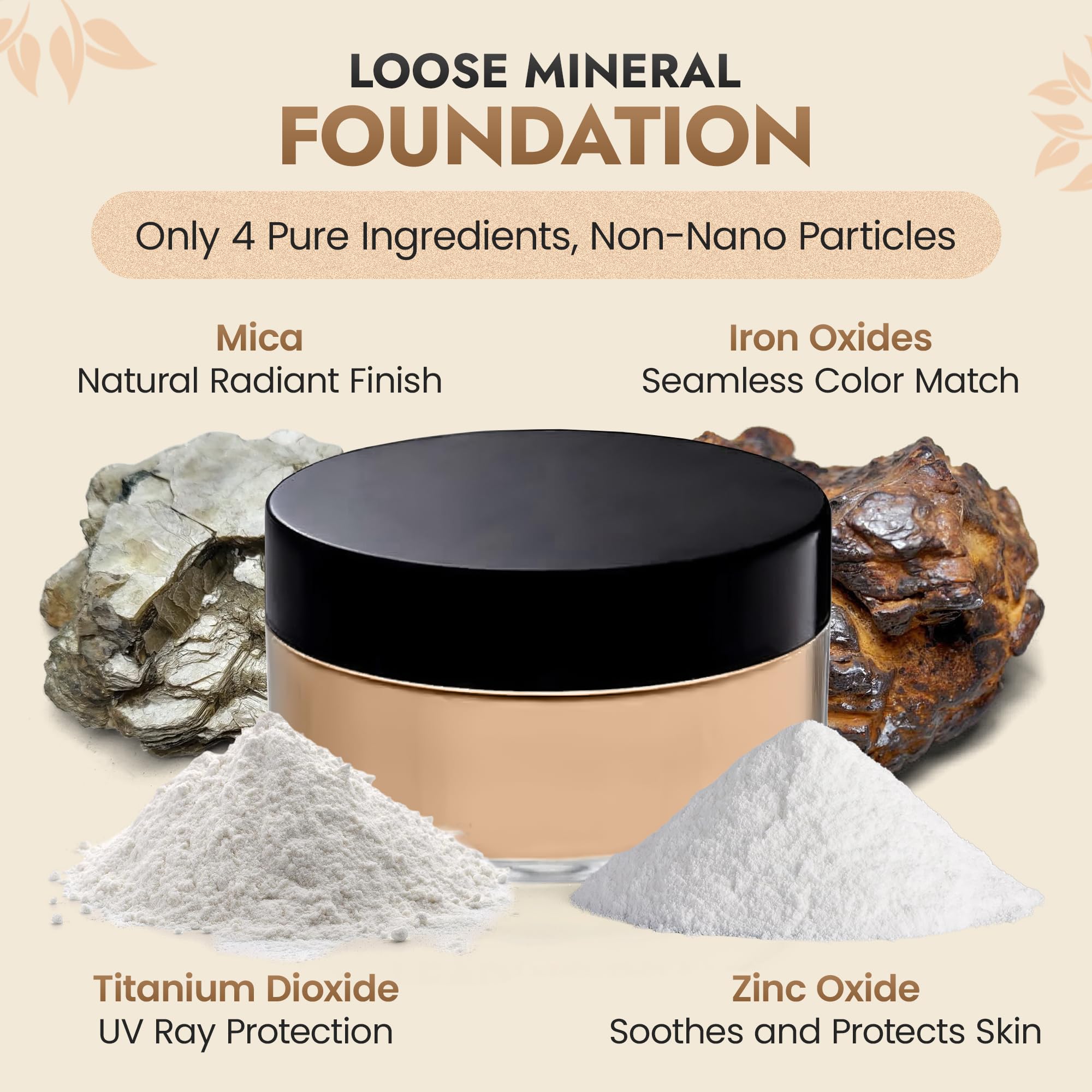 Close-up of InstaFame powder texture with a finely milled look