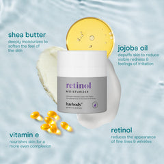 Baebody retinol cream label highlights Made in USA quality