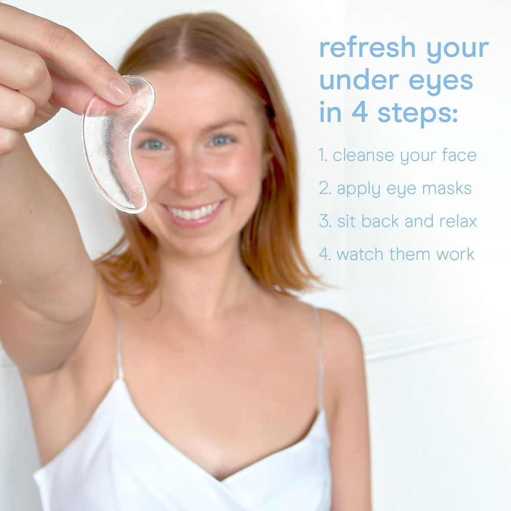 Baebody Under Eye Patches staying in place during wear for convenience.