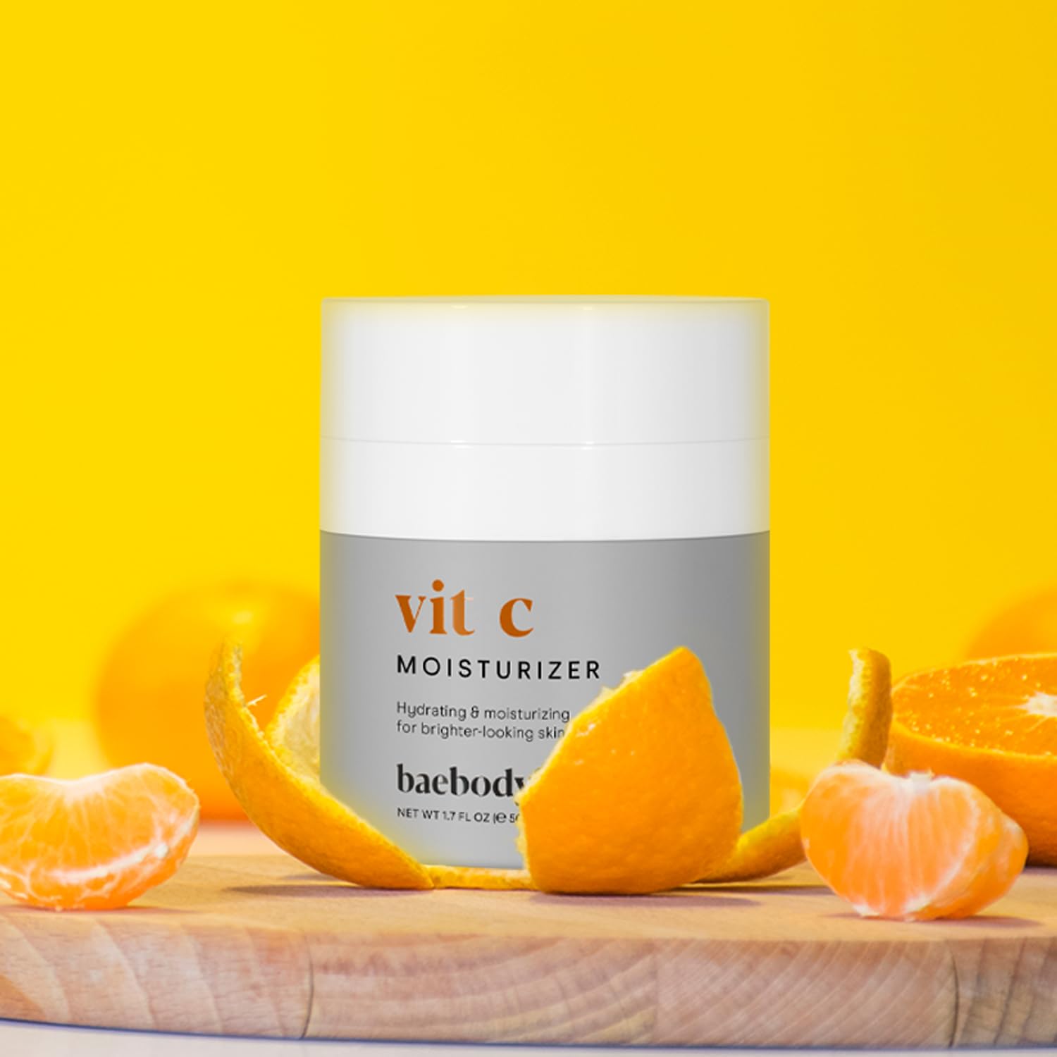 Baebody Vitamin C cream application scene for daily morning skincare