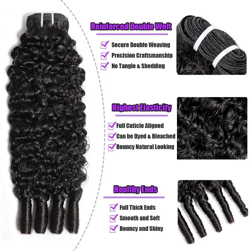 BAFUWIG Burmese Curly Bundles 18-inch display for versatile styling and natural movement.