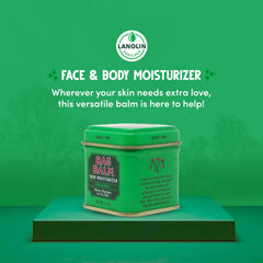 Bag Balm being applied to hands for dry skin relief.
