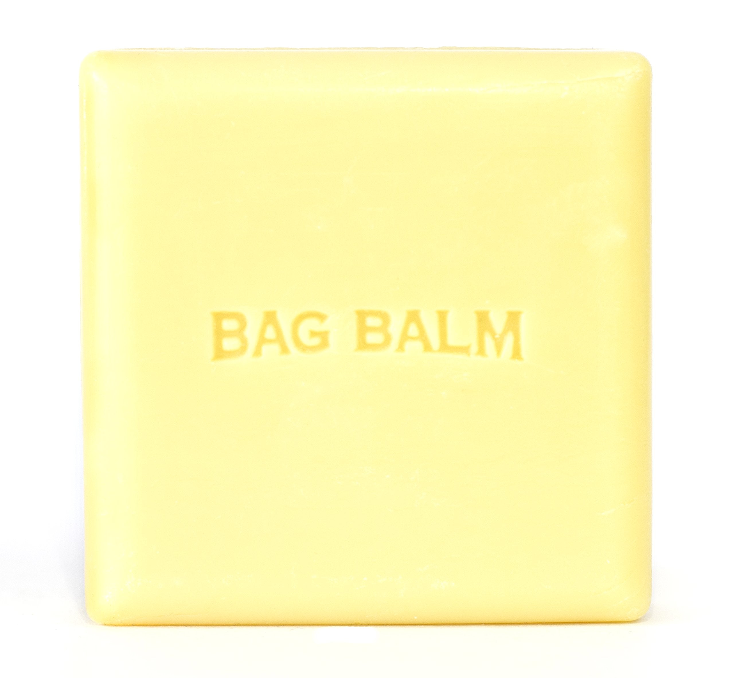 Bag Balm soap ready for daily use with Bag Balm ointment for moisturized skin.