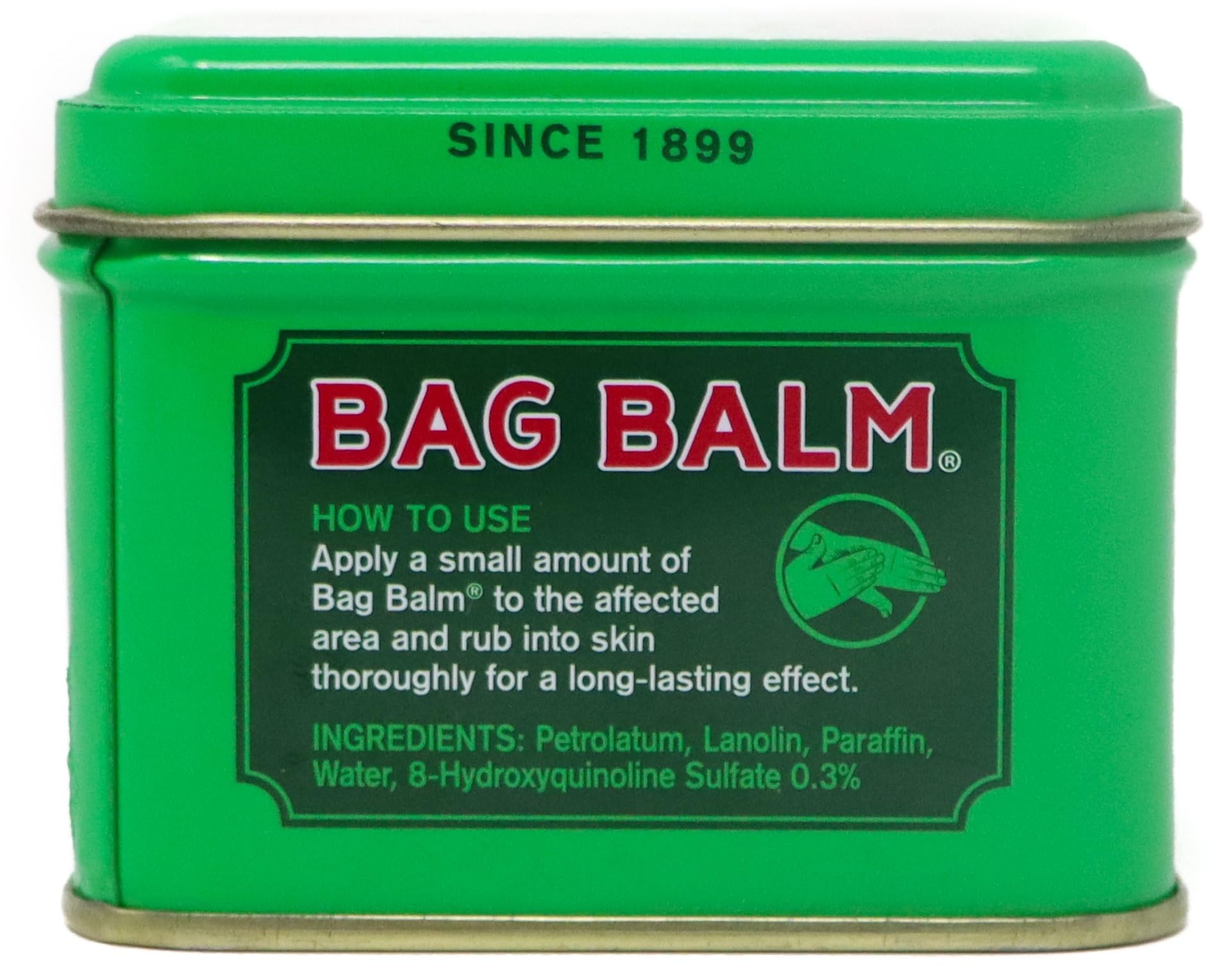 Bag Balm dry skin hands and lips image providing soothing relief