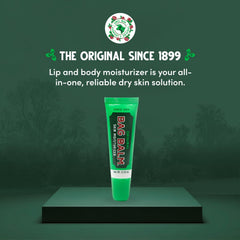Bag Balm four-pack lip balm tubes for on-the-go lip care and hydration.