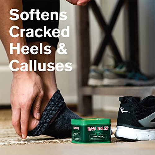 Bag Balm helps repair cracked heels with a soothing, hydrating touch.