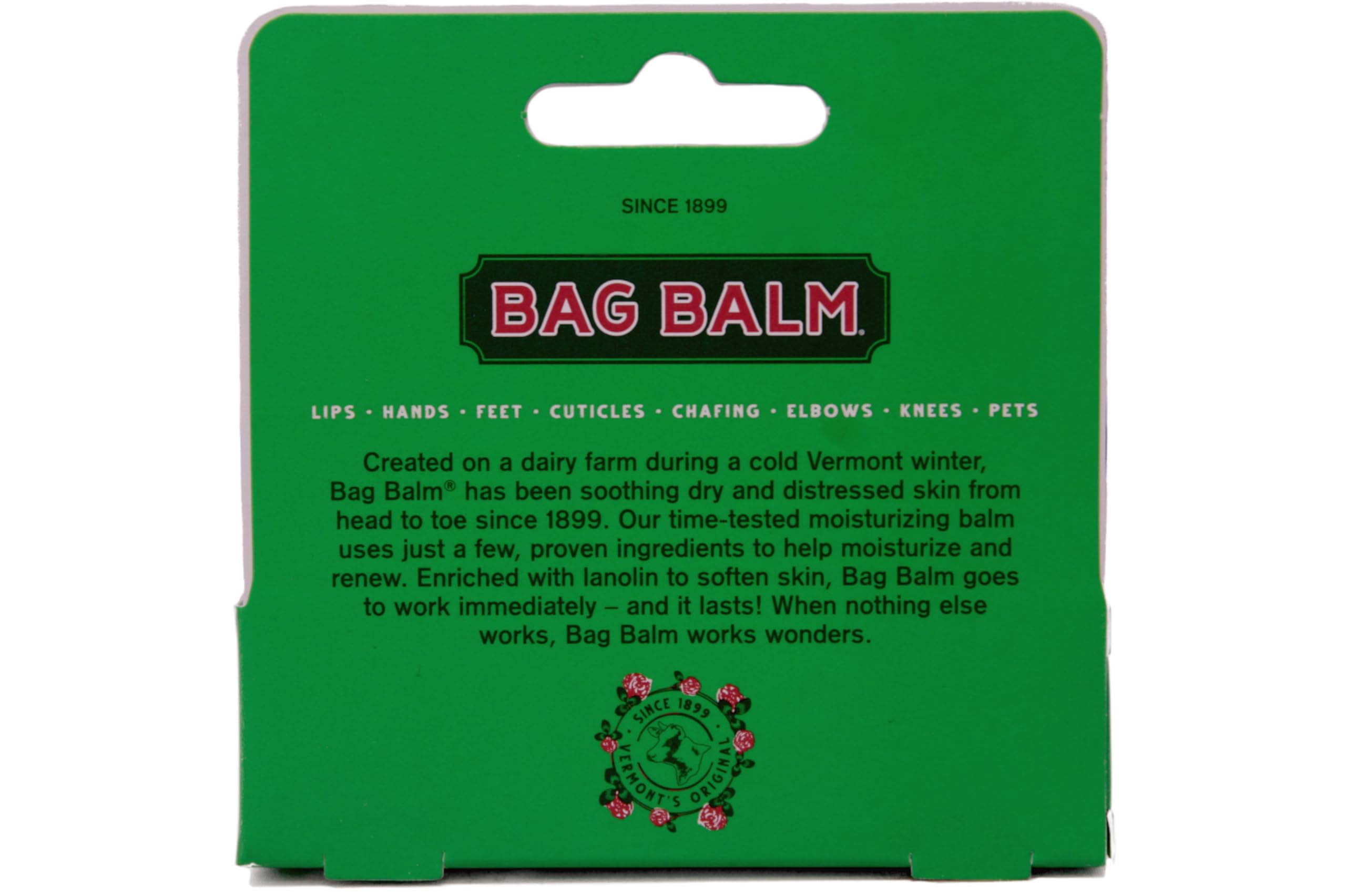 Bag Balm livestock care close-up highlighting versatile outdoor skin help.