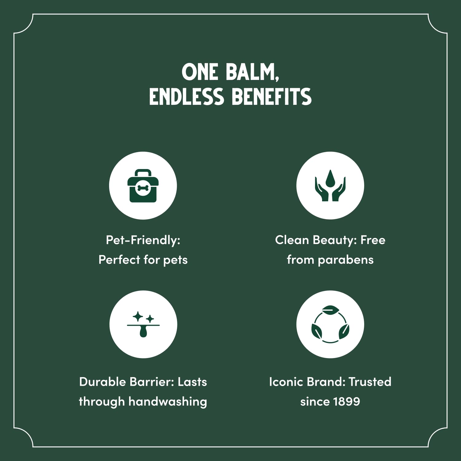 Bag Balm is safe for people and animals, versatile for everyday skin care.
