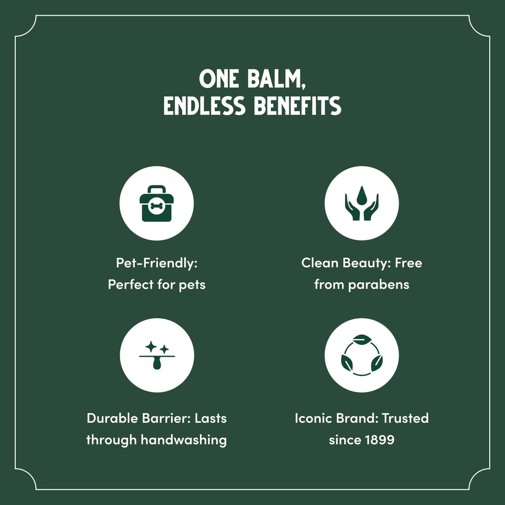 Bag Balm is safe for people and animals, versatile for everyday skin care.