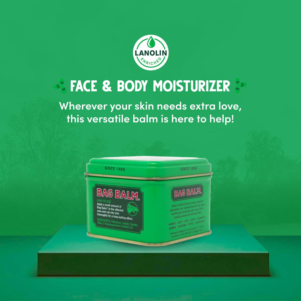 Bag Balm supports tattoo care with soothing moisture and protection.