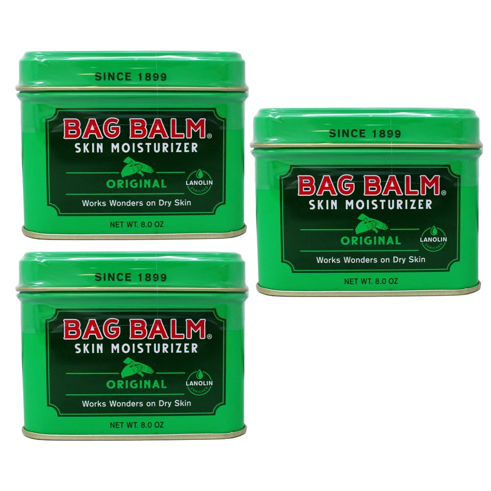 Bag Balm Vermont Original Hand Moisturizer in a tin 8oz for long-lasting hand hydration.