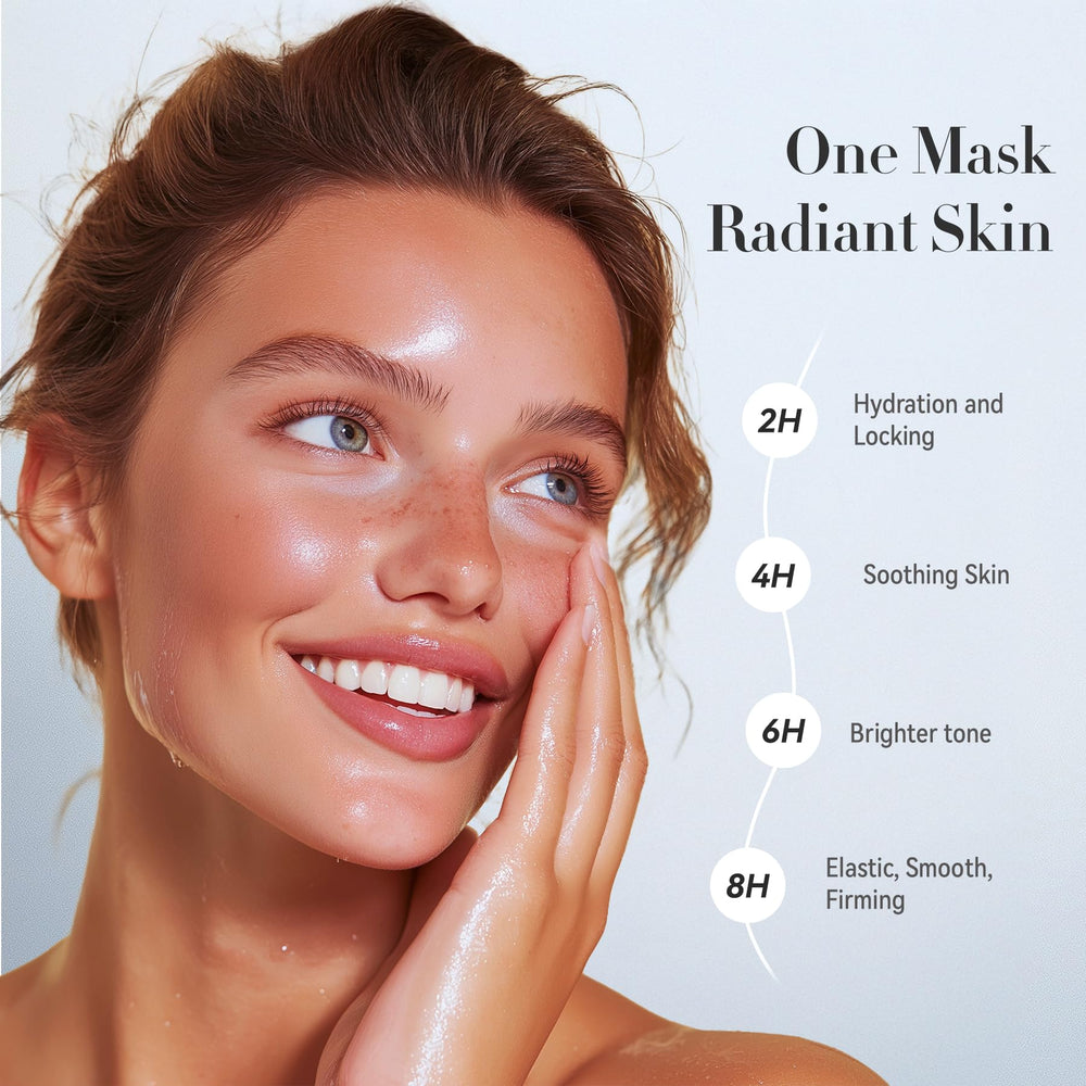 Bagavs Niacinamide brightening and pore-minimizing mask.